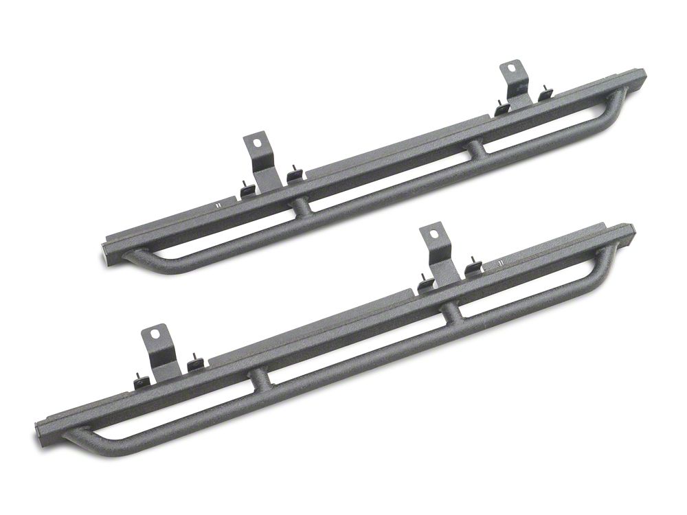 Barricade Enhanced Rubi Rails; Textured Black (18-25 Jeep Wrangler JL 2-Door)