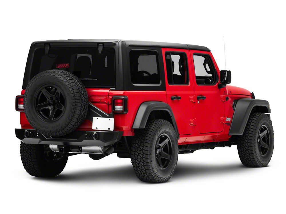 Barricade HD Rear Bumper with Tire Carrier (18-25 Jeep Wrangler JL)