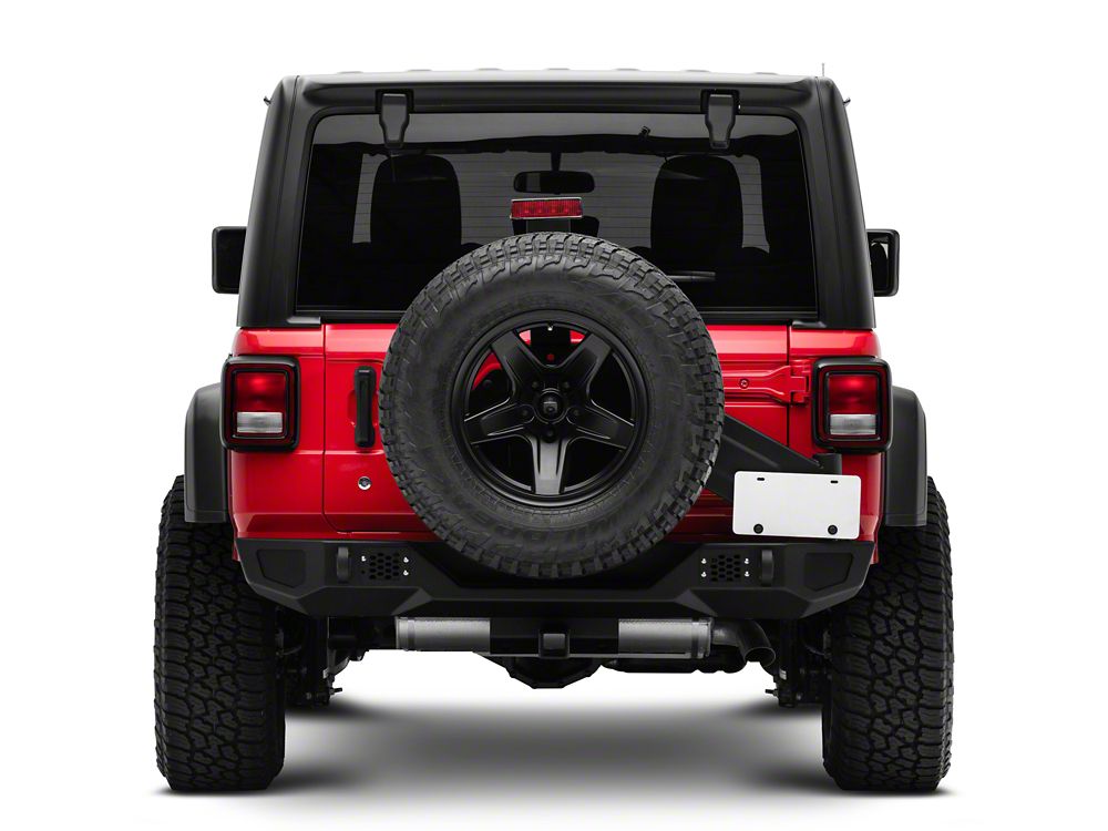 Barricade HD Rear Bumper with Tire Carrier (18-25 Jeep Wrangler JL)