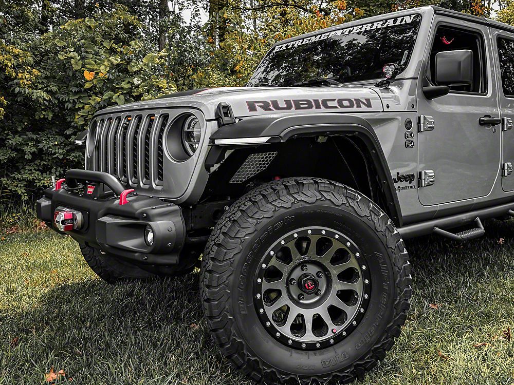 Barricade Aluminum Inner Fender Liners; Front (20-25 Jeep Gladiator JT)