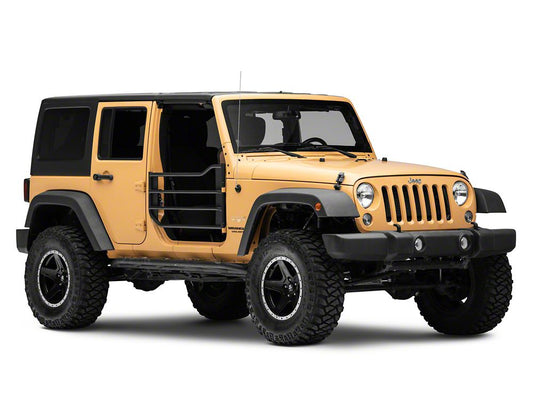 Barricade Tubular Adventure Doors; Front (07-18 Jeep Wrangler JK)