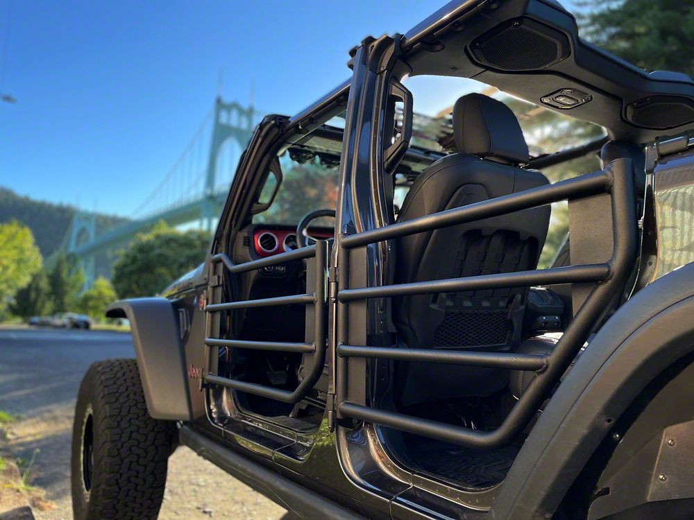 Barricade Tubular Adventure Doors; Front (18-25 Jeep Wrangler JL)