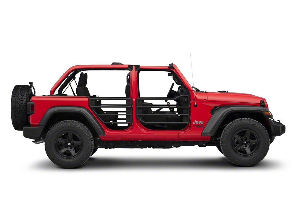 Barricade Tubular Adventure Doors; Front (18-25 Jeep Wrangler JL)