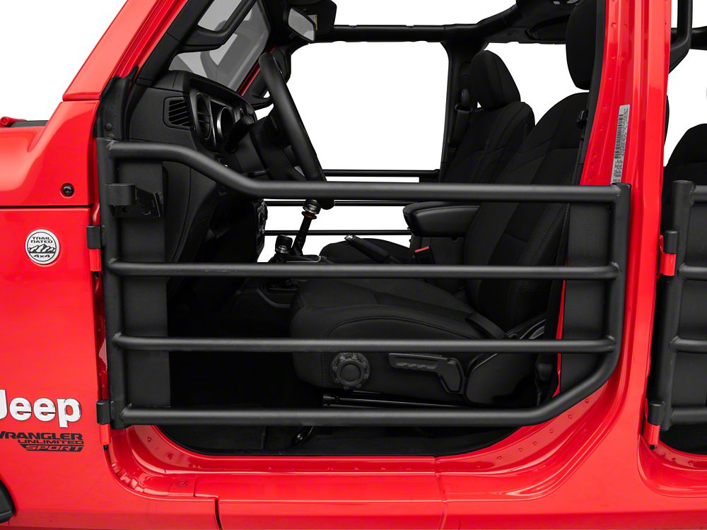 Barricade Tubular Adventure Doors; Front (18-25 Jeep Wrangler JL)