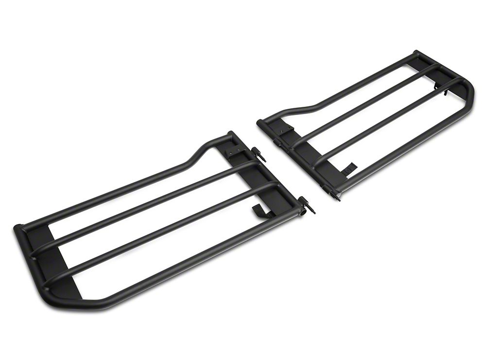 Barricade Tubular Adventure Doors; Front (18-25 Jeep Wrangler JL)