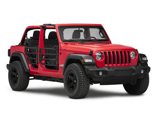 Barricade Tubular Adventure Doors; Rear (18-25 Jeep Wrangler JL 4-Door)