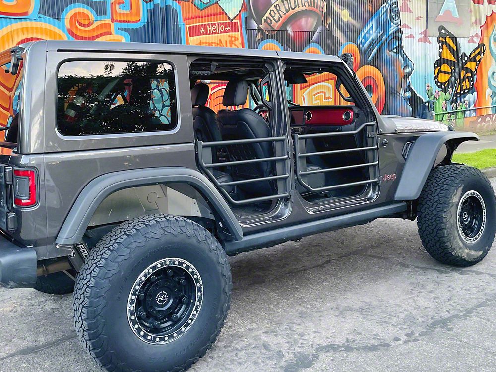 Barricade Tubular Adventure Doors; Rear (18-25 Jeep Wrangler JL 4-Door)