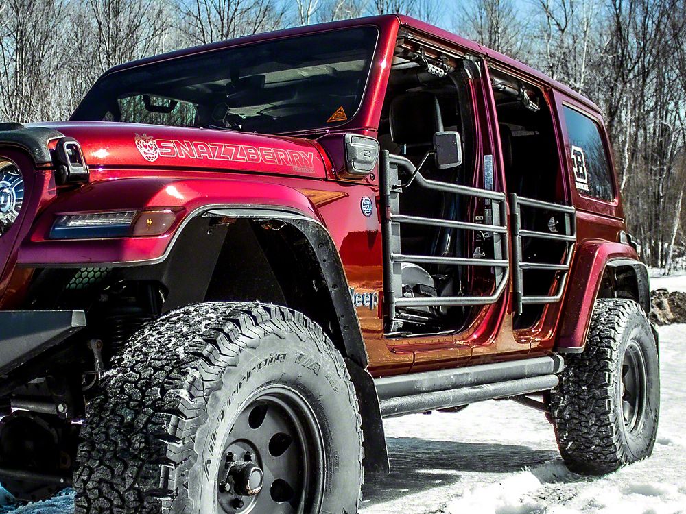 Barricade Tubular Adventure Doors; Rear (18-25 Jeep Wrangler JL 4-Door)
