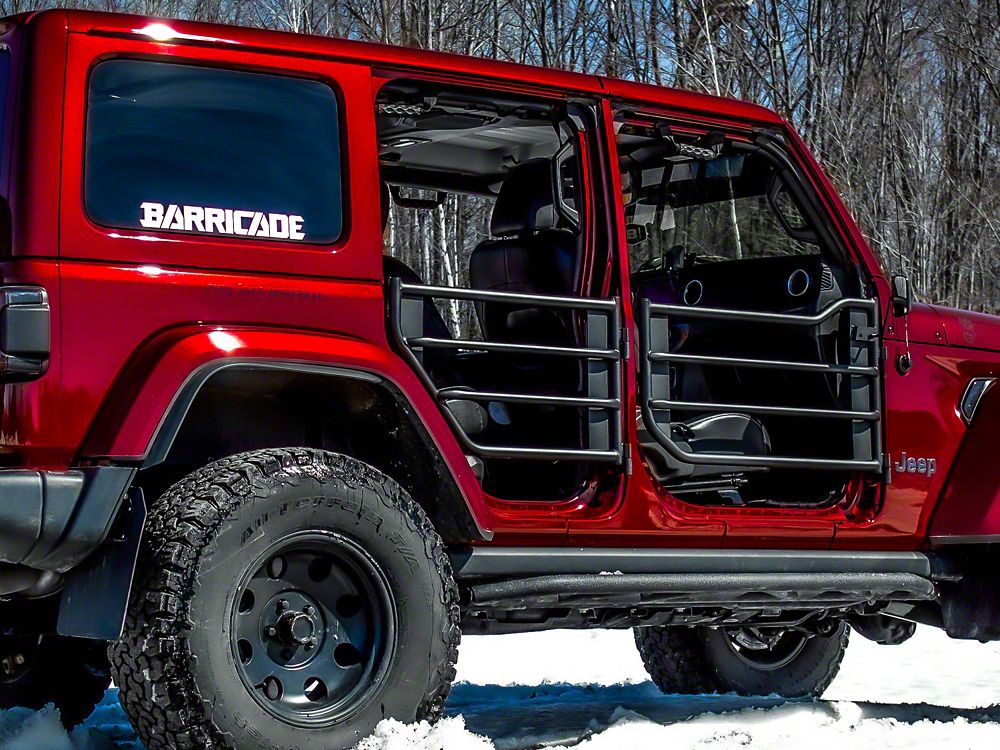 Barricade Tubular Adventure Doors; Rear (18-25 Jeep Wrangler JL 4-Door)
