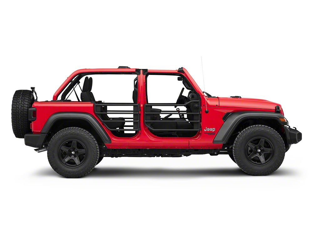 Barricade Tubular Adventure Doors; Rear (18-25 Jeep Wrangler JL 4-Door)