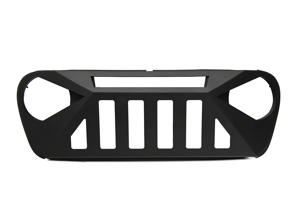 Barricade Dark Star Aluminum Grille with 20-Inch LED Light Bar (18-25 Jeep Wrangler JL)
