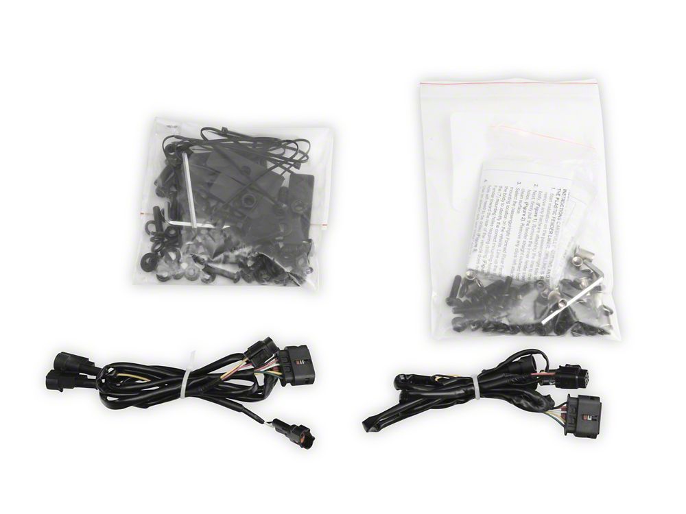 Barricade Tubular Fender Flares with LED DRL and Marker Lights (18-25 Jeep Wrangler JL)