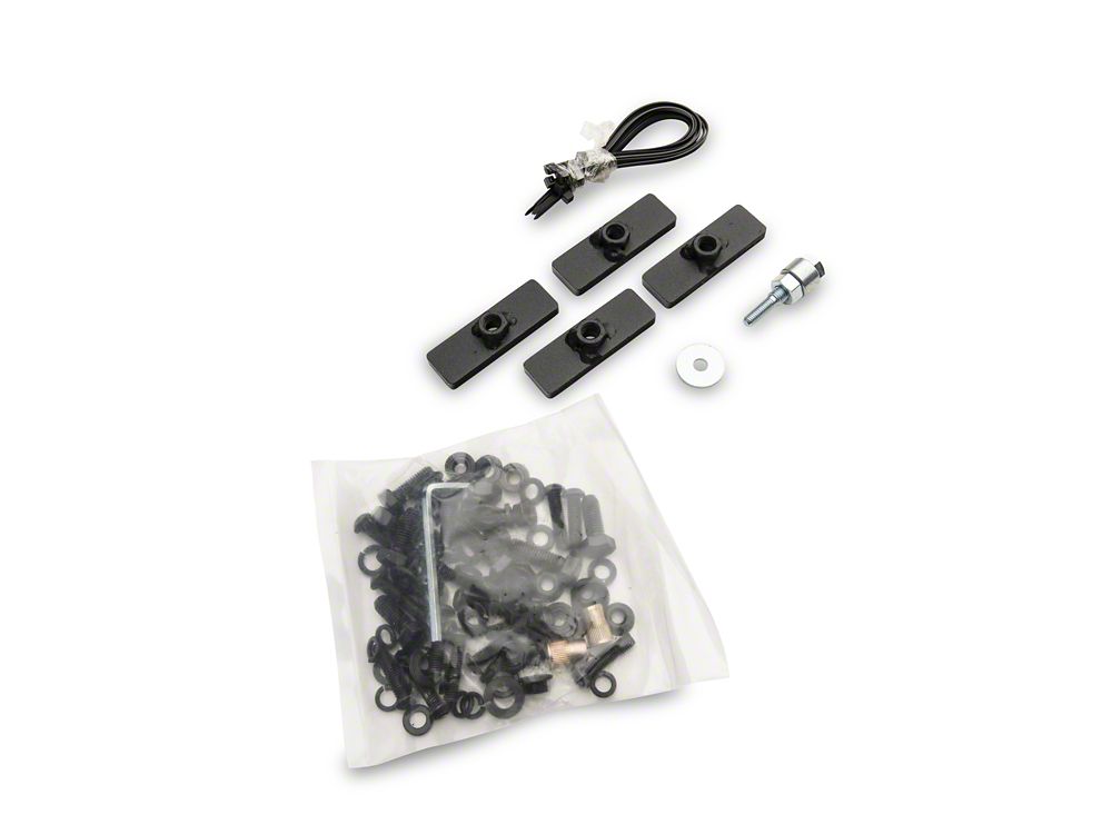 Barricade HD Flat Fender Flares with LED DRL and Turn Signal; Front (18-25 Jeep Wrangler JL)
