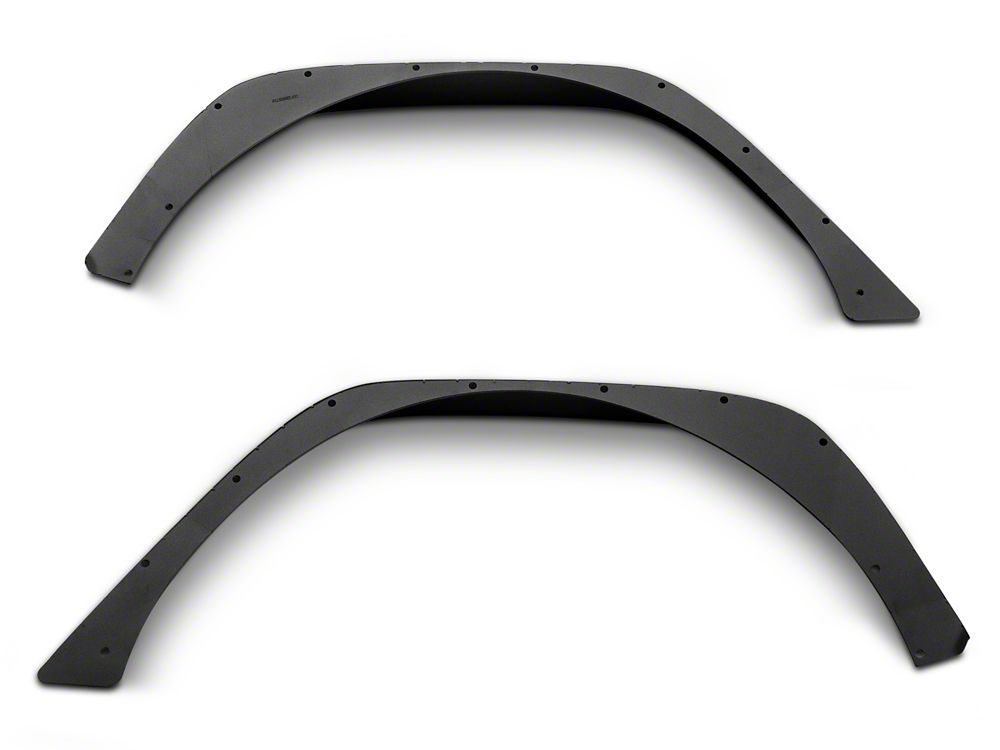 Barricade HD Flat Fender Flares; Rear (18-25 Jeep Wrangler JL)