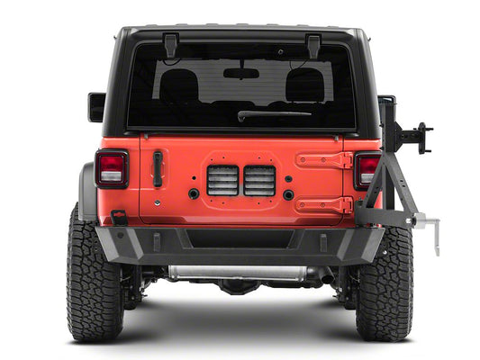 Barricade Extreme HD Rear Bumper with Tire Carrier (18-25 Jeep Wrangler JL, Excluding 4xe)