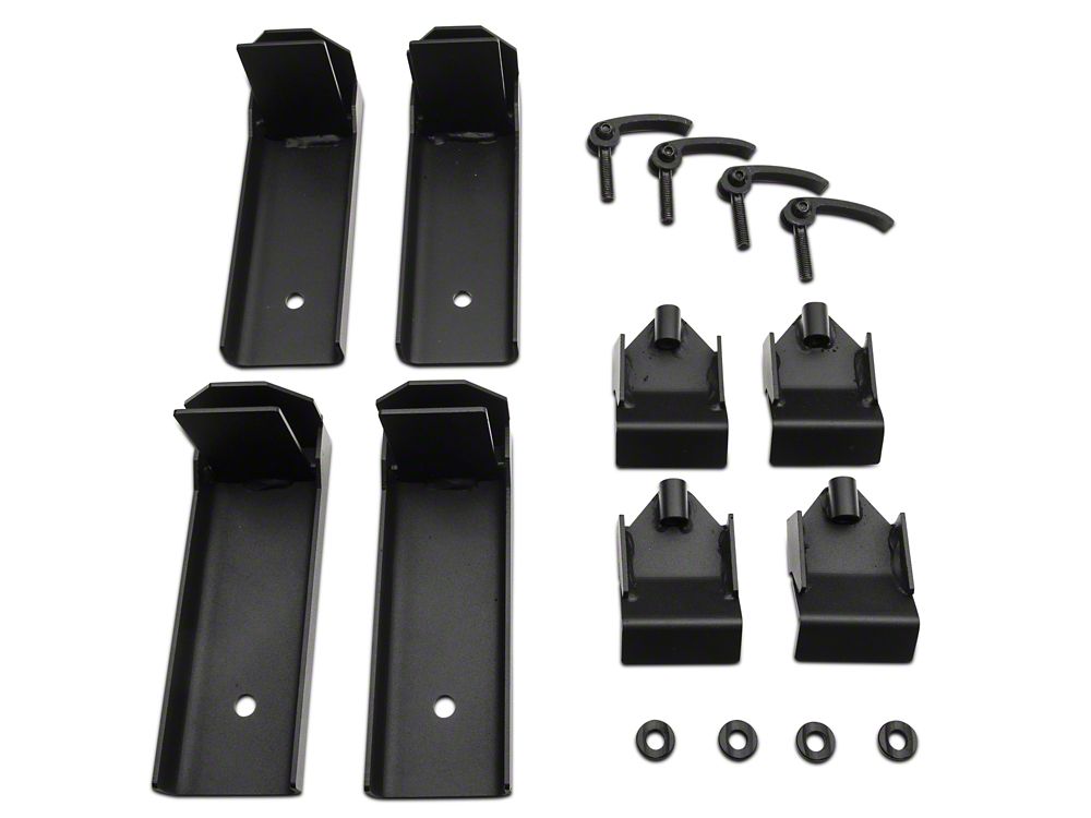 Barricade Two Bar Removable Roof Rack (07-18 Jeep Wrangler JK 4-Door)