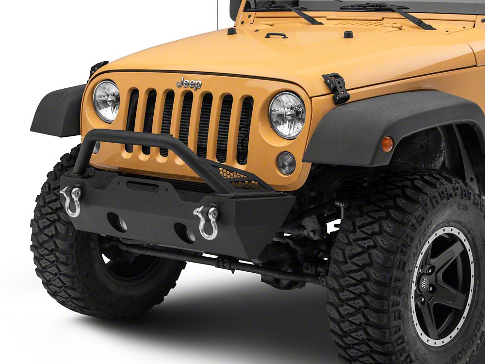 Barricade Battalion Stubby Front Bumper (07-18 Jeep Wrangler JK)