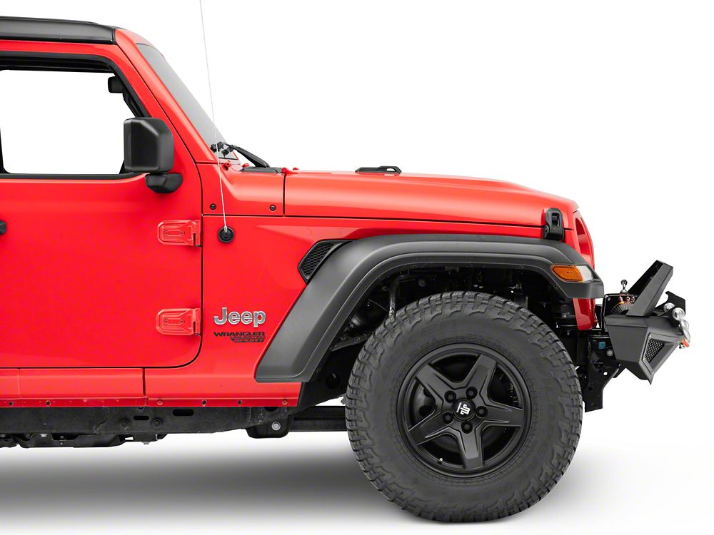 Barricade X-Series Front Bumper; Black Inserts (18-25 Jeep Wrangler JL)