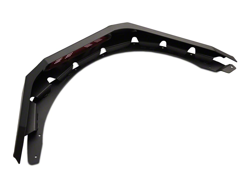 Barricade X-Series Fender Flares; Rear; Red Inserts (18-25 Jeep Wrangler JL)