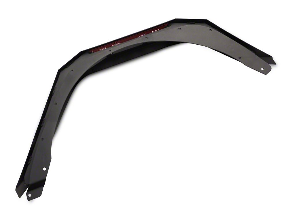 Barricade X-Series Fender Flares; Rear; Red Inserts (18-25 Jeep Wrangler JL)