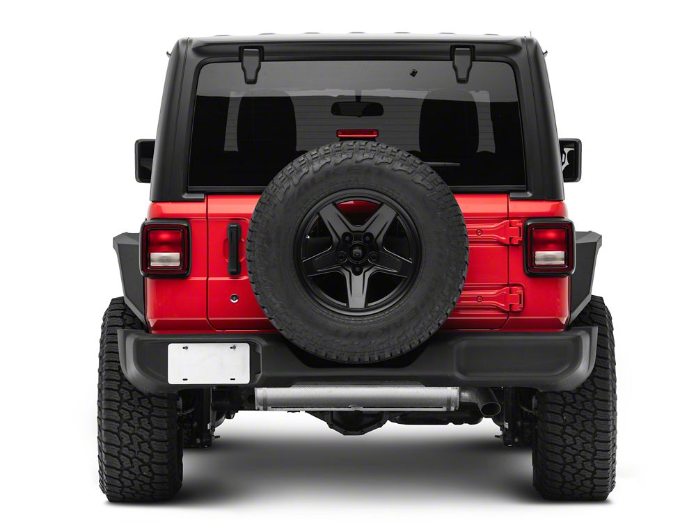 Barricade X-Series Fender Flares; Rear; Red Inserts (18-25 Jeep Wrangler JL)