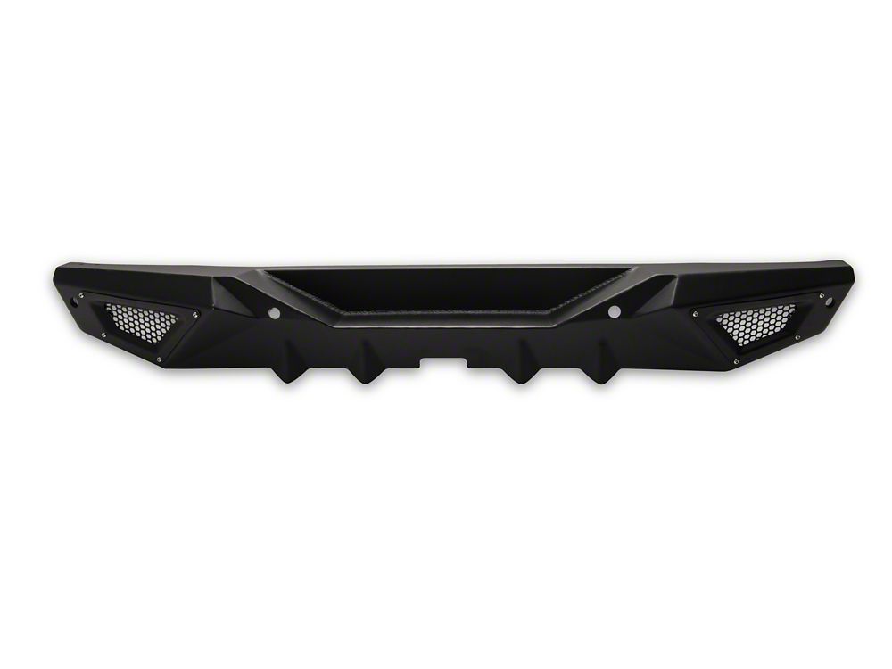 Barricade X-Series Rear Bumper; Black Inserts (18-25 Jeep Wrangler JL)