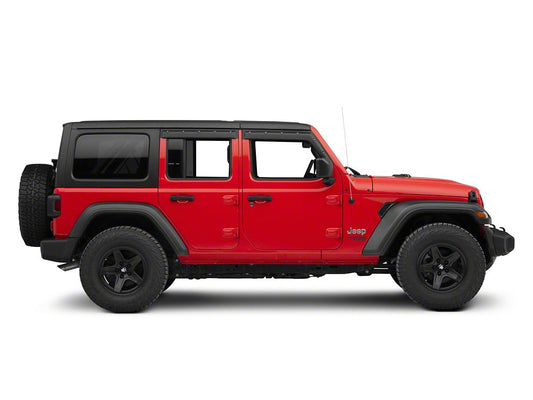 Barricade Tough Guard FormFit Window Visors; Front and Rear (18-25 Jeep Wrangler JL 4-Door)