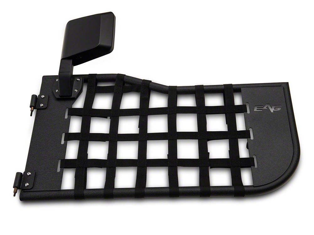 Barricade Tubular Matrix Doors with Mirrors (18-25 Jeep Wrangler JL 4-Door)