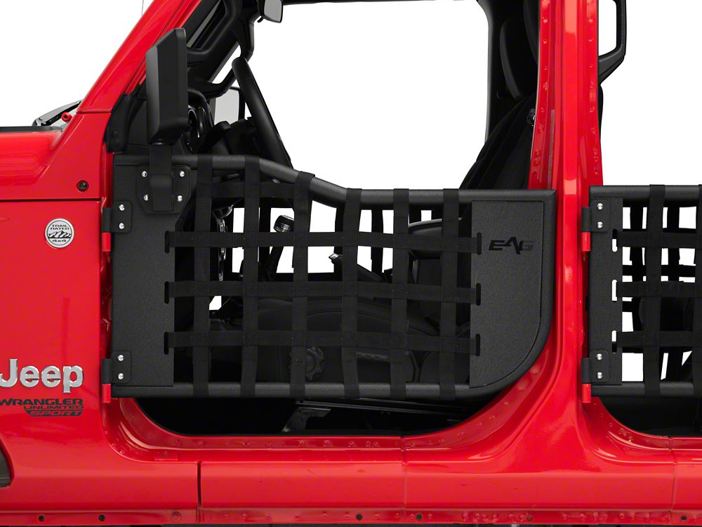 Barricade Tubular Matrix Doors with Mirrors (18-25 Jeep Wrangler JL 4-Door)