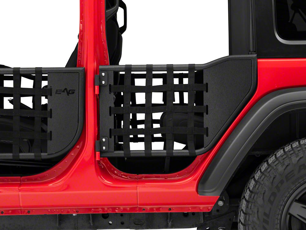 Barricade Tubular Matrix Doors with Mirrors (18-25 Jeep Wrangler JL 4-Door)