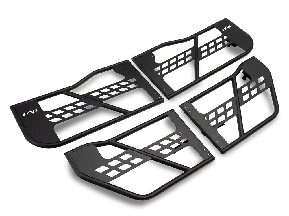Barricade Tubular Safari Doors with Mirrors (18-25 Jeep Wrangler JL 4-Door)