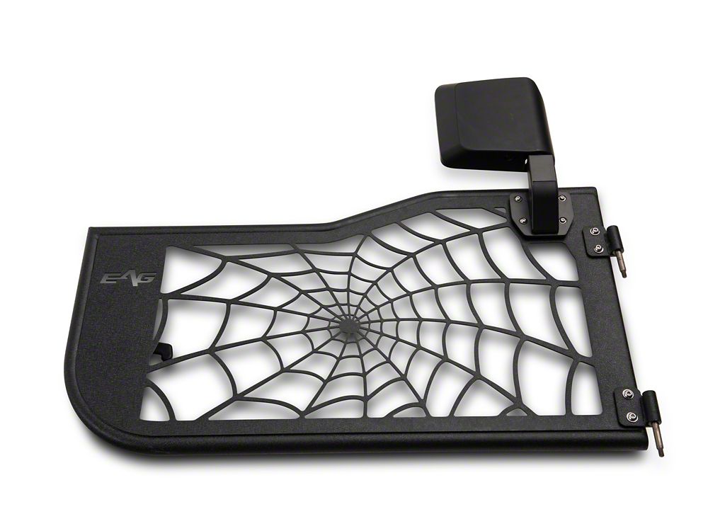 Barricade Tubular Spyder Web Doors with Mirrors (18-25 Jeep Wrangler JL 4-Door)