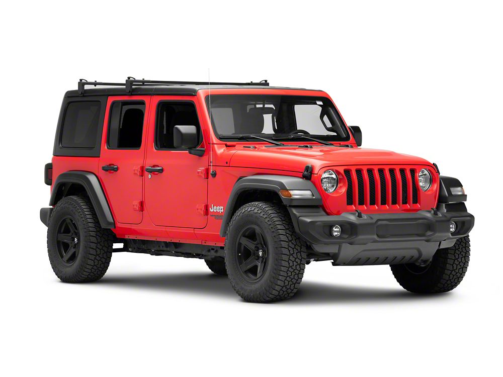 Barricade Two Bar Removable Roof Rack For Factory Hardtop Only (18-25 Jeep Wrangler JL 4-Door)