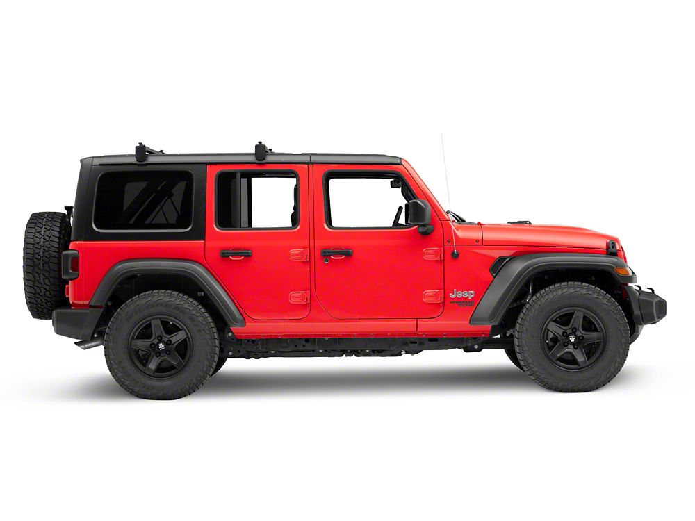 Barricade Two Bar Removable Roof Rack For Factory Hardtop Only (18-25 Jeep Wrangler JL 4-Door)