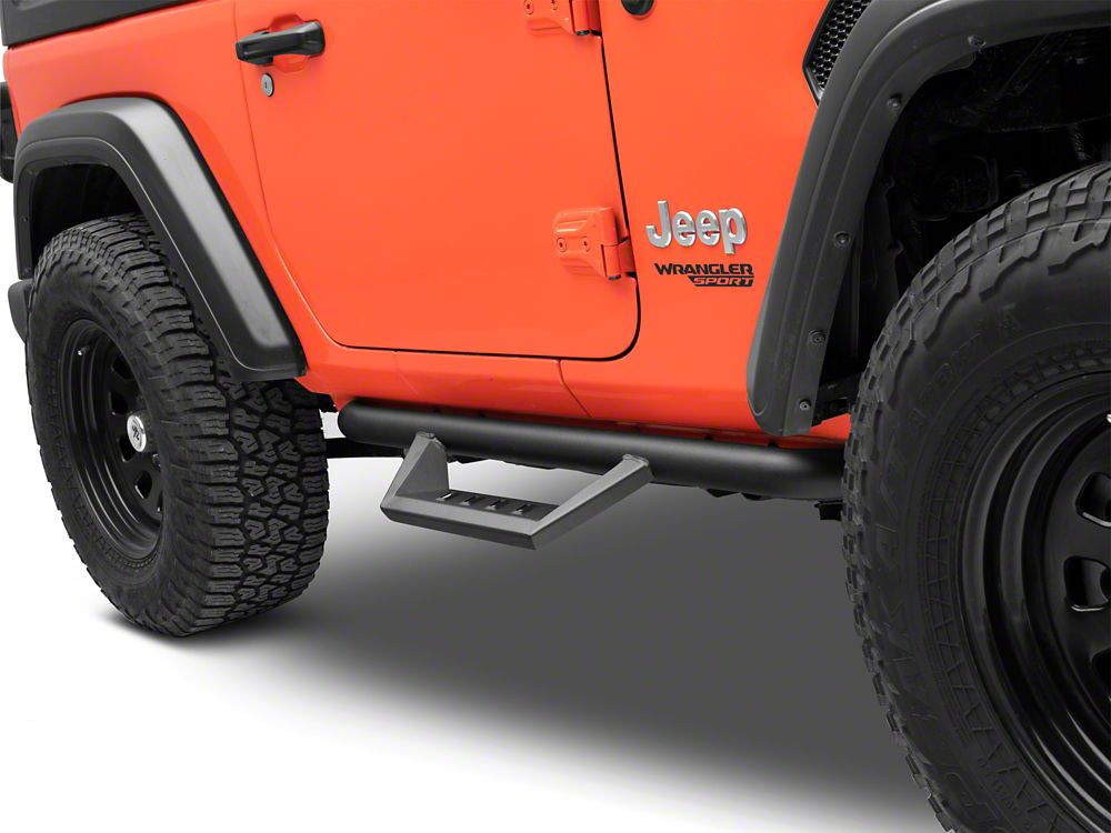 Barricade HD Drop Side Step Bars (18-25 Jeep Wrangler JL 2-Door)