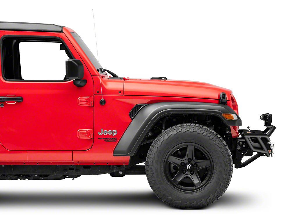 Barricade Trail Runner Front Bumper with LED Fog Lights and 20-Inch Dual Row LED Light Bar (18-25 Jeep Wrangler JL)