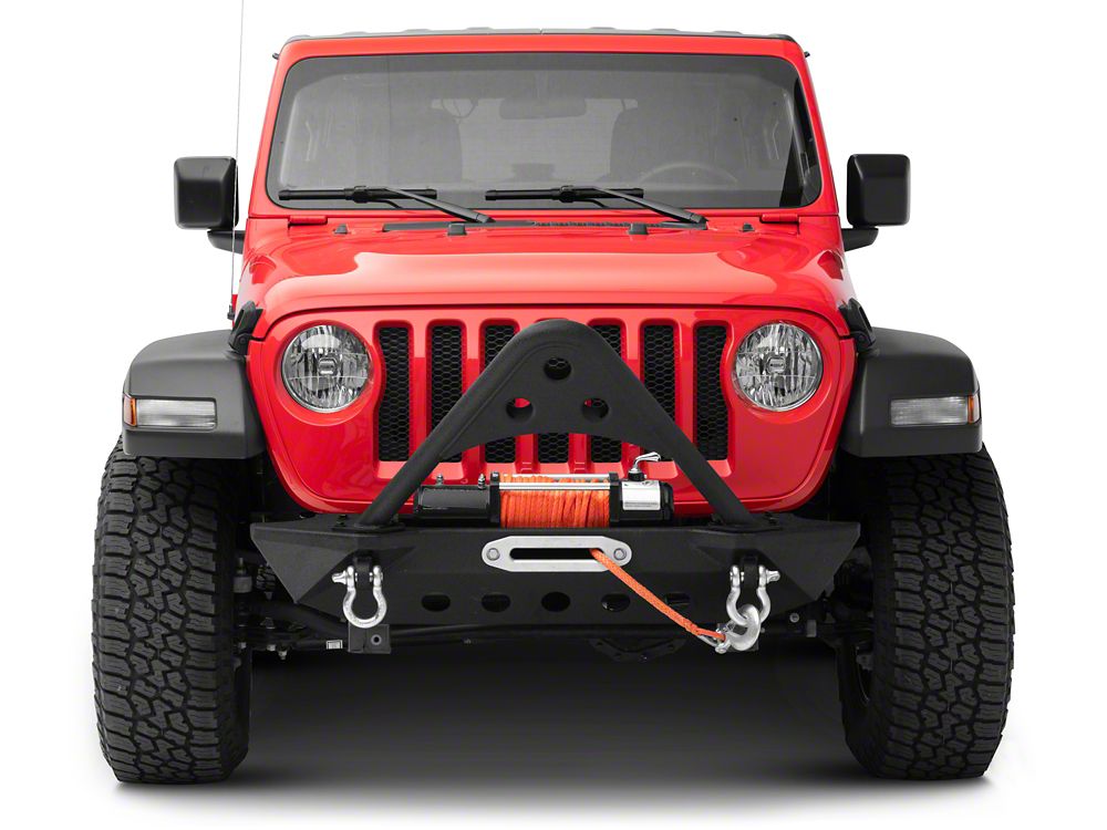 Barricade Stubby Winch Front Bumper with Stinger Bar (18-25 Jeep Wrangler JL)