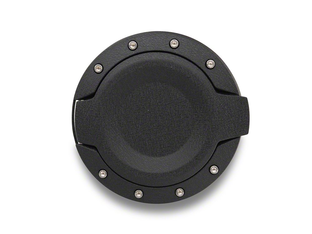 Barricade HD Fuel Door; Textured Black (07-18 Jeep Wrangler JK)