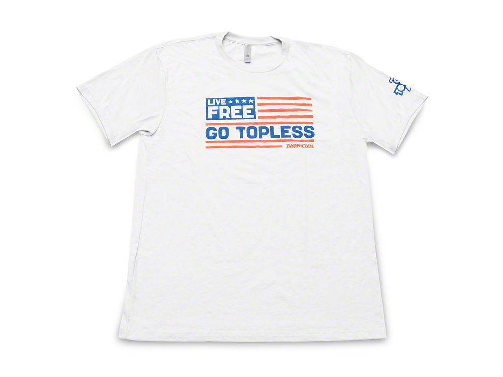 Barricade Men's/Unisex Live Free Go Topless T-Shirt