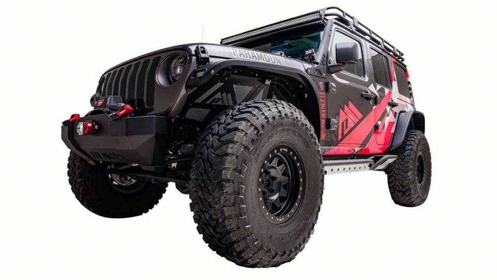 Barricade Gen2 Aluminum Front Inner Fender Liners (20-25 Jeep Gladiator JT)
