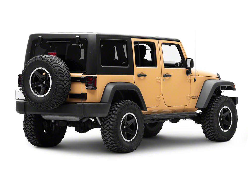 Barricade HD Aluminum Tail Light Guards (07-18 Jeep Wrangler JK)