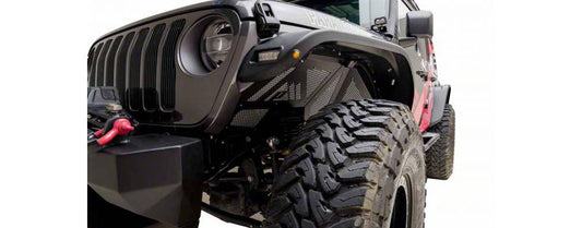 Barricade Gen2 Front Aluminum Inner Fender Liners (18-25 Jeep Wrangler JL)
