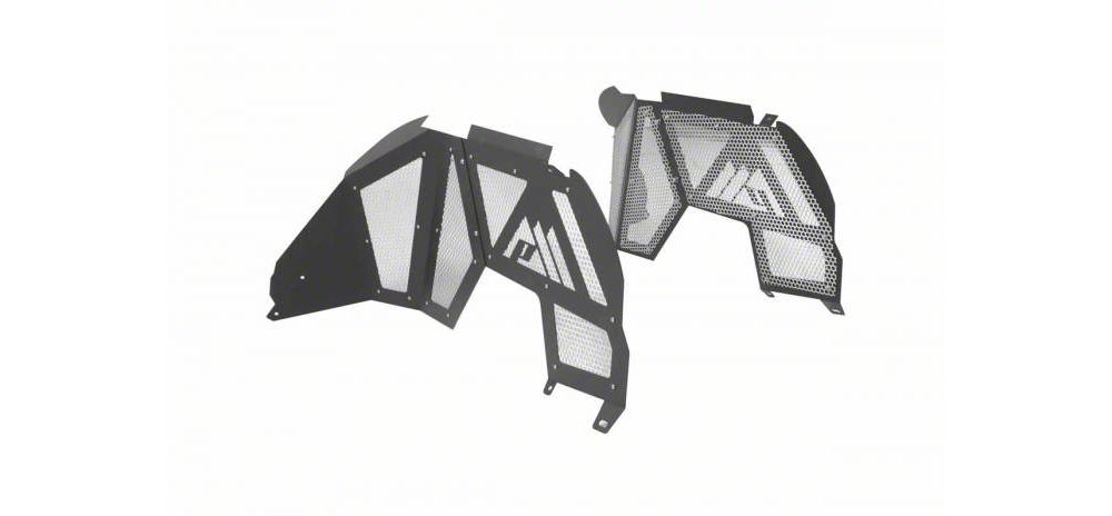 Barricade Gen2 Front Aluminum Inner Fender Liners (18-25 Jeep Wrangler JL)