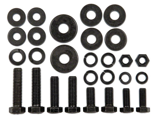 Barricade Replacement Bull Bar Hardware Kit for J100534 Only (10-18 Jeep Wrangler JK)