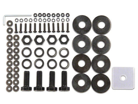 Barricade Replacement Bumper Hardware Kit for J107329 Only (07-18 Jeep Wrangler JK)