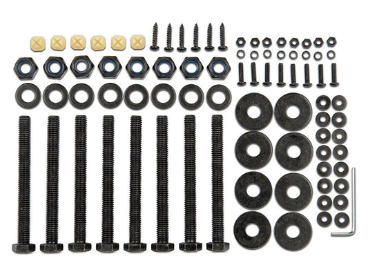 Barricade Replacement Bumper Hardware Kit for J108516 Only (07-18 Jeep Wrangler JK)