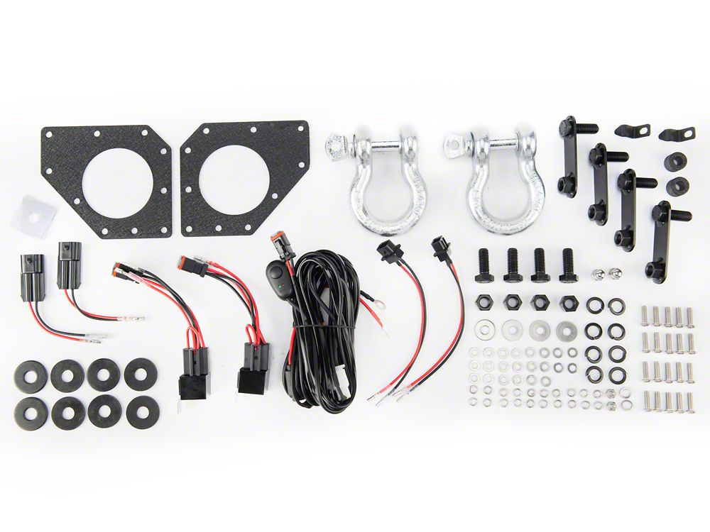 Barricade Replacement Bumper Hardware Kit for J116651 Only (07-18 Jeep Wrangler JK)