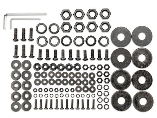 Barricade Replacement Bumper Hardware Kit for J127063-JL Only (18-25 Jeep Wrangler JL)