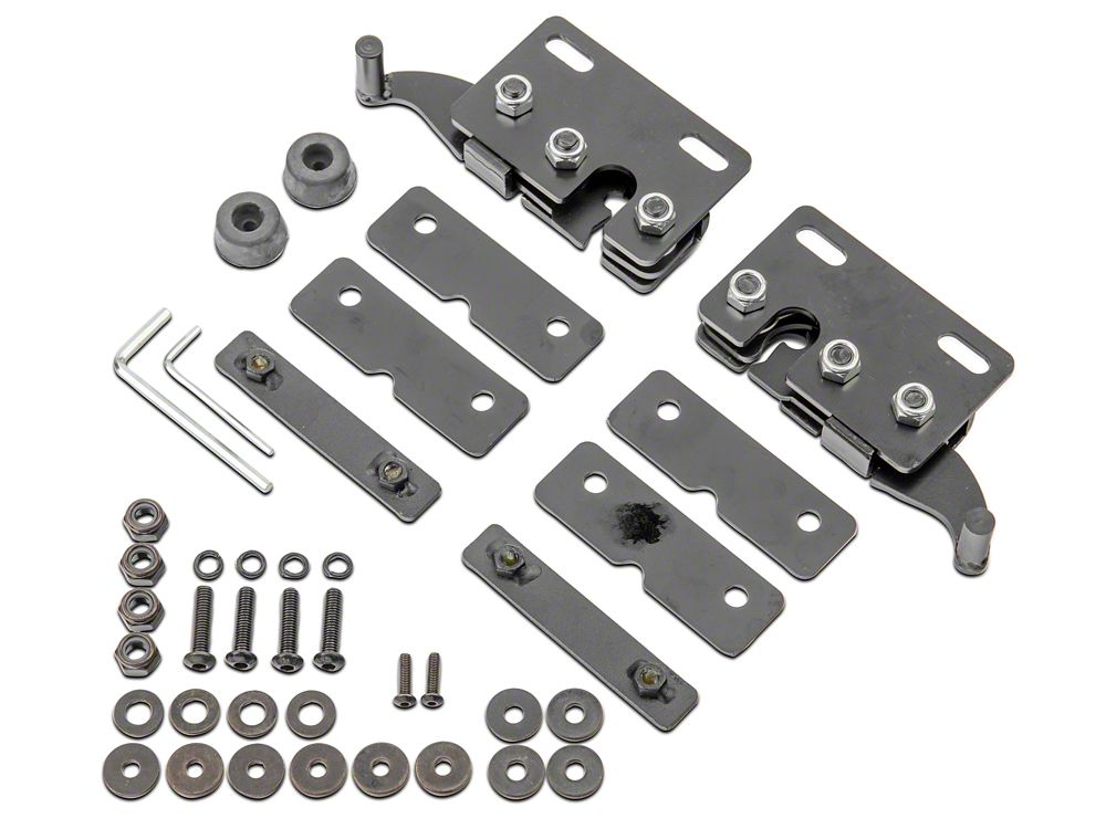 Barricade Replacement Door Hardware Kit for J132129 Only (07-18 Jeep Wrangler JK)