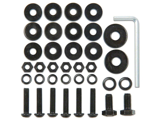 Barricade Replacement Grille Hardware Kit for J132135-JL Only (18-25 Jeep Wrangler JL)